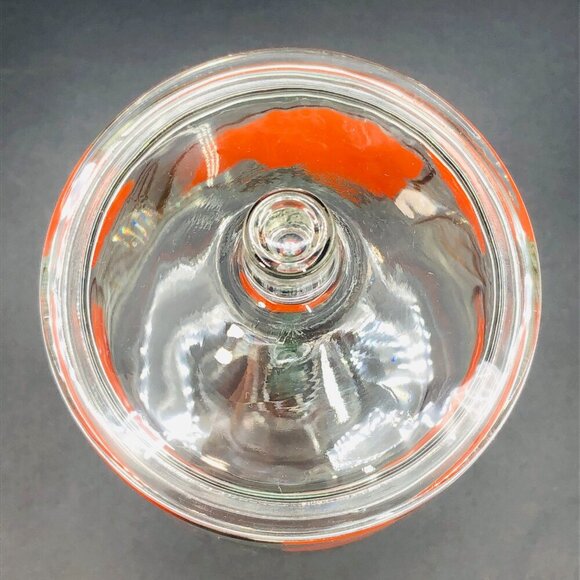 60s Anchor Hocking ENCHANT Ware Apothecary Jar Vintage Kitchen Glassware - Picture 3 of 12
